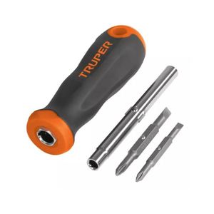 Destornillador 4 En 1 Con 2 Puntas Enc 1/4 Hexagonal Truper