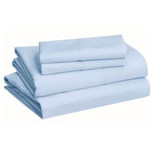 Juego De Sabanas Pierre Cardin 1 1/2 Plaza 144 Hilos Lisas Rosa