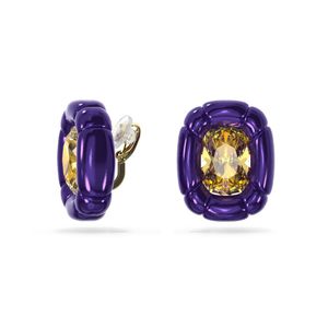 Aros Swarovsi Clip Dulcis Cristales De Talla Cushion