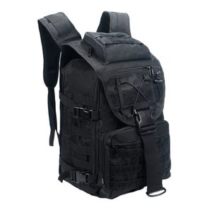 Mochila Táctica Militar Negra Gadnic 35L Porta Notebook Compartimentos Varios