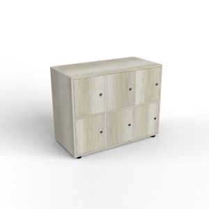 Lockers 6 puertas