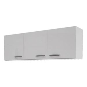 Alacena 3 Puertas Para Cocinas Delos Dl624 Blanca 140cm Cts