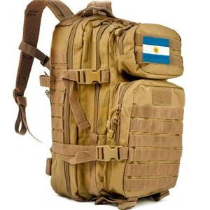 Mochila Táctica Gadnic 40Lts Militar Porta Notebook Compartimentos Varios , Marron