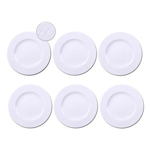 Plato Playo X6u Porcelana Blanca Tramontina 27cm Brasil