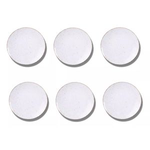 Plato Postre X6u Porcelana Rustico Tramontina 21cm Brasil