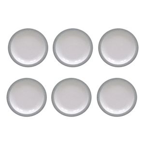 Set Plato Postre 21cm Porcelana Decorada X6 Tramontina