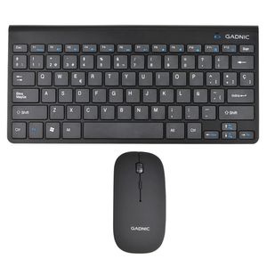 Set de Teclado y Mouse Negro Gadnic Inalámbricos