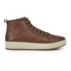 ZAPATILLA NISEN MARRON BOTITA HOMBRE CUERO ZAPATO