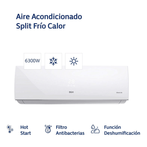 AIRE ACONDICIONADO BGH 6300w F-C BSH65WCU