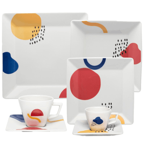 JUEGO VAJILLA X42 PORCELANA DESSAU - OXFORD