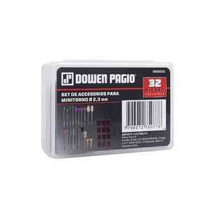 Set Accesorios Minitorno 32 Pcs Dowen Pagio 9999202