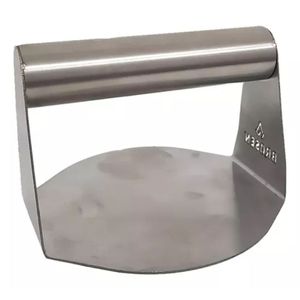 Prensa Pisa Hamburguesa Acero Inox. 11 Cm Liviano Brogas