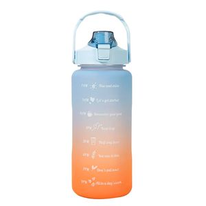 Botella Motivacional 2 Litros Gadnic Degrade Botellón Agua