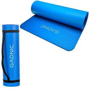 Colchoneta Azul Yoga Mat Gadnic NBR + Correa