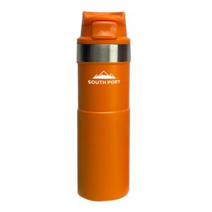Vaso Termico Naranja South Port 500ml con Tapa y Retención de Temperatura