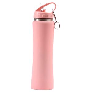Botella Térmica Deportiva Rosa 750ml Gadnic Termo de Acero Inoxidable