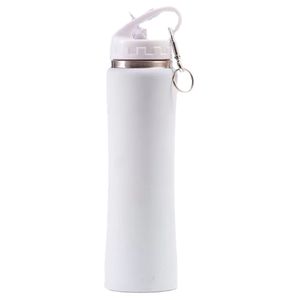 Botella Térmica Deportiva Blanca 750ml Gadnic Termo de Acero Inoxidable