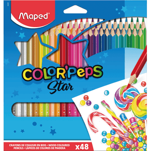 Lápices color peps x48 Maped