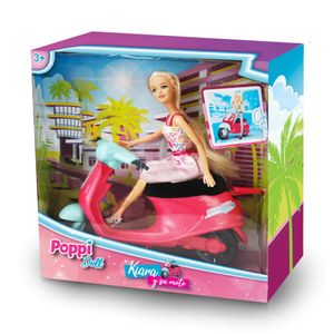 Muñeca poppi doll Kiara y su moto - Art. 089