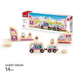 Trencity candy cream 14 piezas