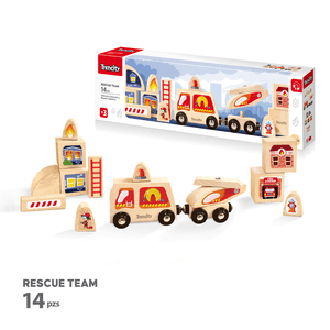 Trencity rescue team 14 piezas