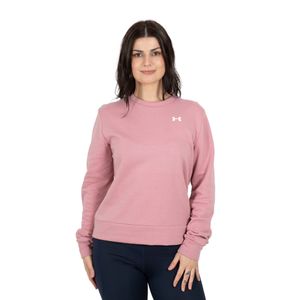 Buzo Under Armour Terry Crew Mujer Training Rosa