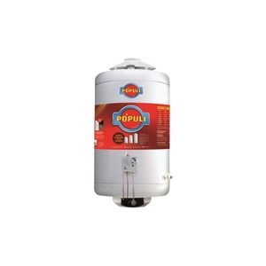 Termotanque A Gas De Carga Superior Ecotermo Populi 45lts Color Blanco