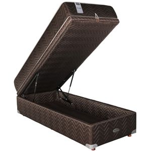 Sommier Baulera Roomy y Colchón Resortes Springwall Power Pocket 080x190 - 1 Plaza