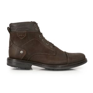 BORCEGO BOMER CHOCOLATE ZAPATO BOTA CUERO HOMBRE