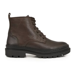BORCEGO DOMEN CHOCOLATE BOTA HOMBRE ZAPATO CUERO