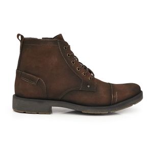 BORCEGO GERMAIN CHOCOLATE BOTA HOMBRE CUERO ACORDONADO