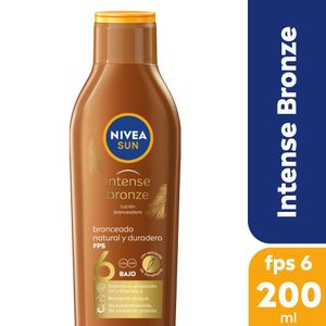 Bronceador Nivea Sun Intense&Bronze FPS6 Loción x200ml