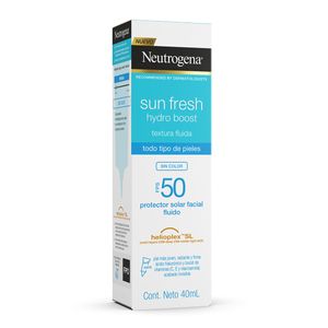 Protector Solar Neutrogena Hydro Boost Sin Color FPS50 x40mm
