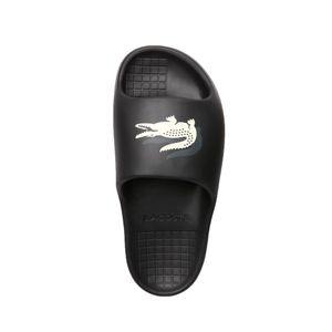 Ojotas Lacoste Serve Slide 2.0 Mujer Moda Negro
