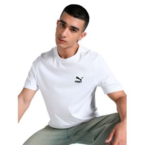 Remera Puma Classics Logo Sportstyle Hombre Moda Blanco