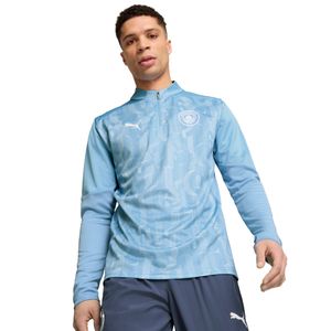 Buzo Puma Manchester City Prematch 2024/2025 Hombre Fútbol Celeste