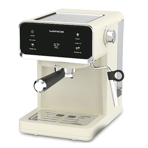 Cafetera Express Panel Touch Visor Digital Blanca 20 BAR W1927B