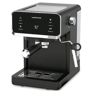 Cafetera Express Panel Touch Visor Digital Negra 20 BAR W1927N