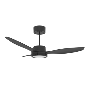 VENTILADOR DE TECHO INDELPLAS IVT47-01P NEGRO C/PLAFON