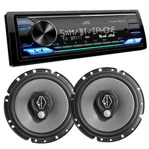 Stereo Bluetooth Jvc 380bts Parlantes Bomber 6,5 Pulgadas