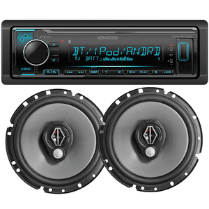 Stereo Kenwood Bluetooth Parlantes 6,5 Pulgadas Bomber