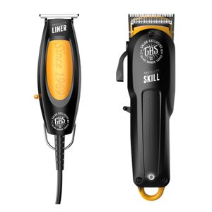 Kit Maquina Cortar Pelo Inalambrica Abs Kill + Trimmer Abs liner Profesional Barberia Gama Italy