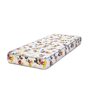 Colchon Suavegom Espuma Mickey Disney 190x080x18 Matelasseado 1 plaza