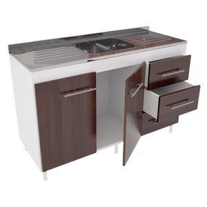 BAJO MESADA ORLANDI 3029 1,20 MTS 2P 3C