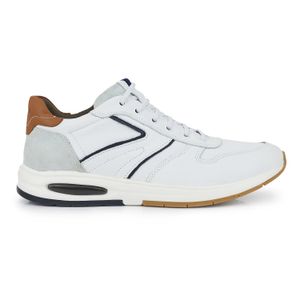 ZAPATILLA KASPER BLANCA CUERO HOMBRE URBANO ZAPATO