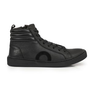 ZAPATILLA RIVER NEGRA ZAPATO CUERO HOMBRE BOTITA