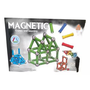 Bloques Magneticos 72 piezas Coleccionable-Panda Toys