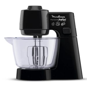 Batidora De Pie Inspirart Con Bowl De 3.2 Litros 500 Wts Moulinex Qa710858
