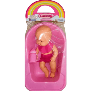 Bañadera Con Bebe y Mamadera Bebote Cariñito