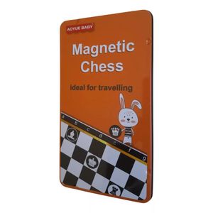 Juego De Ajedrez Magnético En Estuche De Metal Ib001d 6961